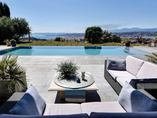 Superbe villa contemporaine Mont Boron avec vue mer